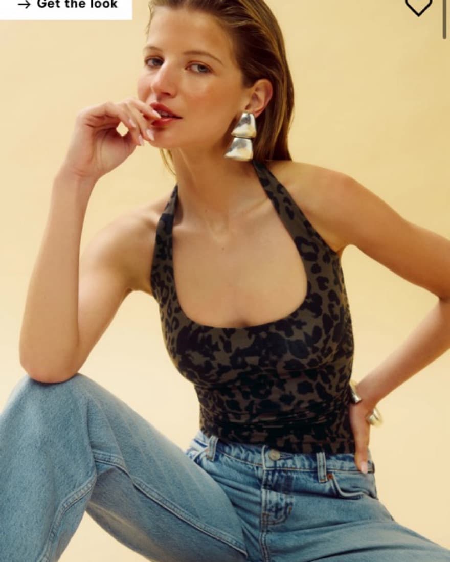 Reformation Cheetah Top - Image 4