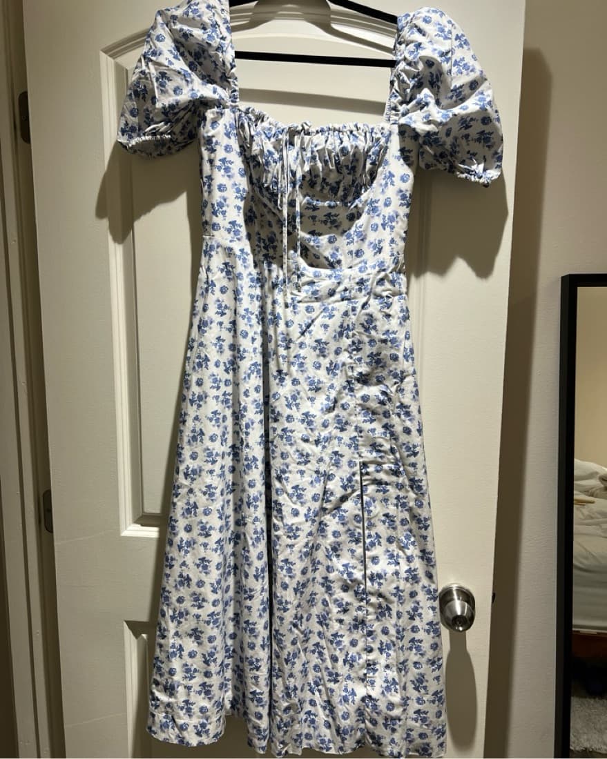 House Of CB Tallulah Puff Sleeve Dress - Image 2