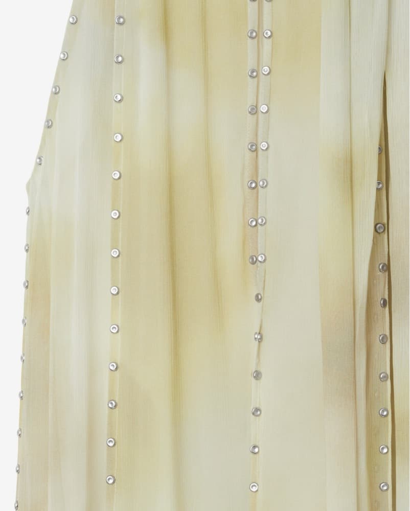 Burberry Camoflauge Crepe Dress - Image 5