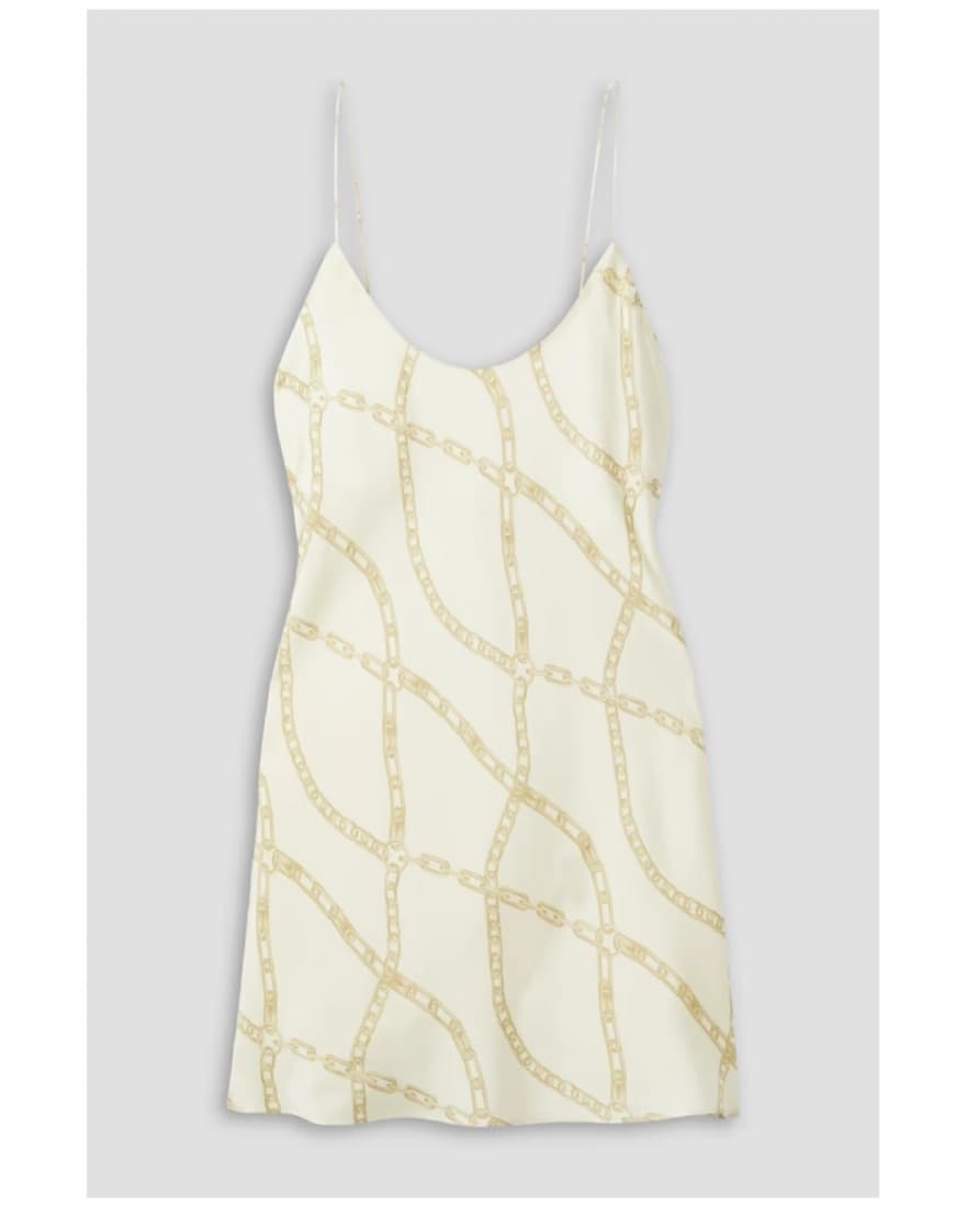 Anine Bing Lisette Silk Mini Dress - Image 3