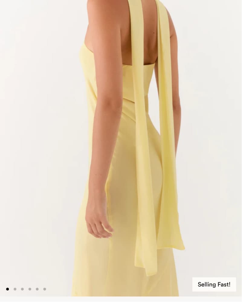 Under The Pagoda Maxi Dress - Yellow - Image 2