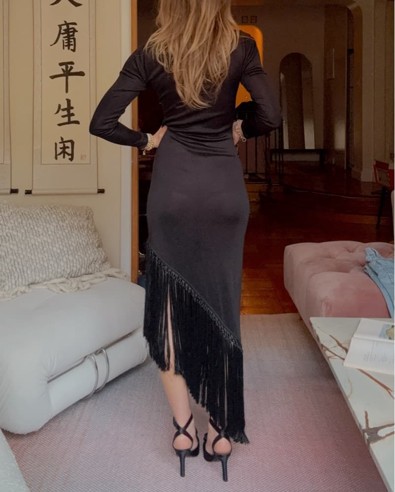 Cult Gaia Fringe Dress - Image 3