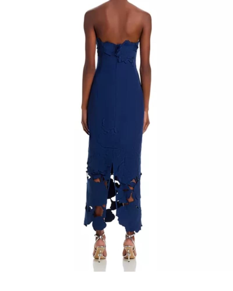 Leo Lin Rayna Appliqué Bustier Maxi Dres - Image 3