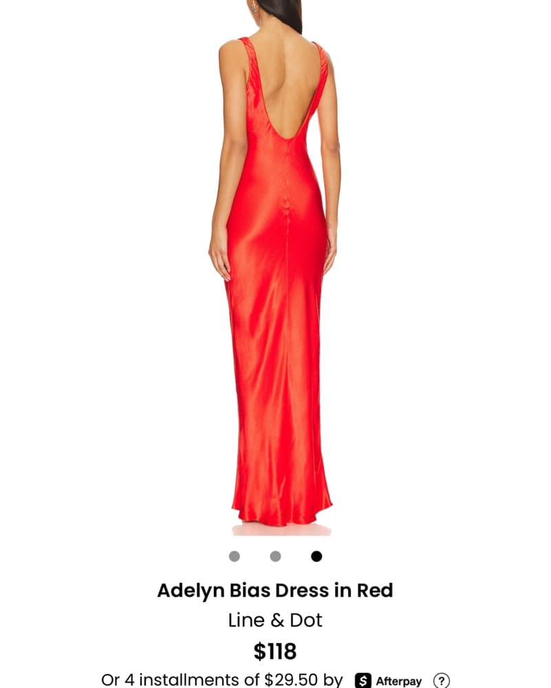 Line And Dot (revolve) Red Slip Dress - Image 2