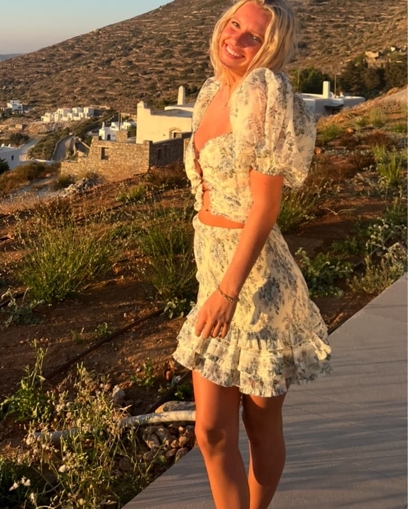 Floral Off-Shoulder Ruffle Dress - Image 3