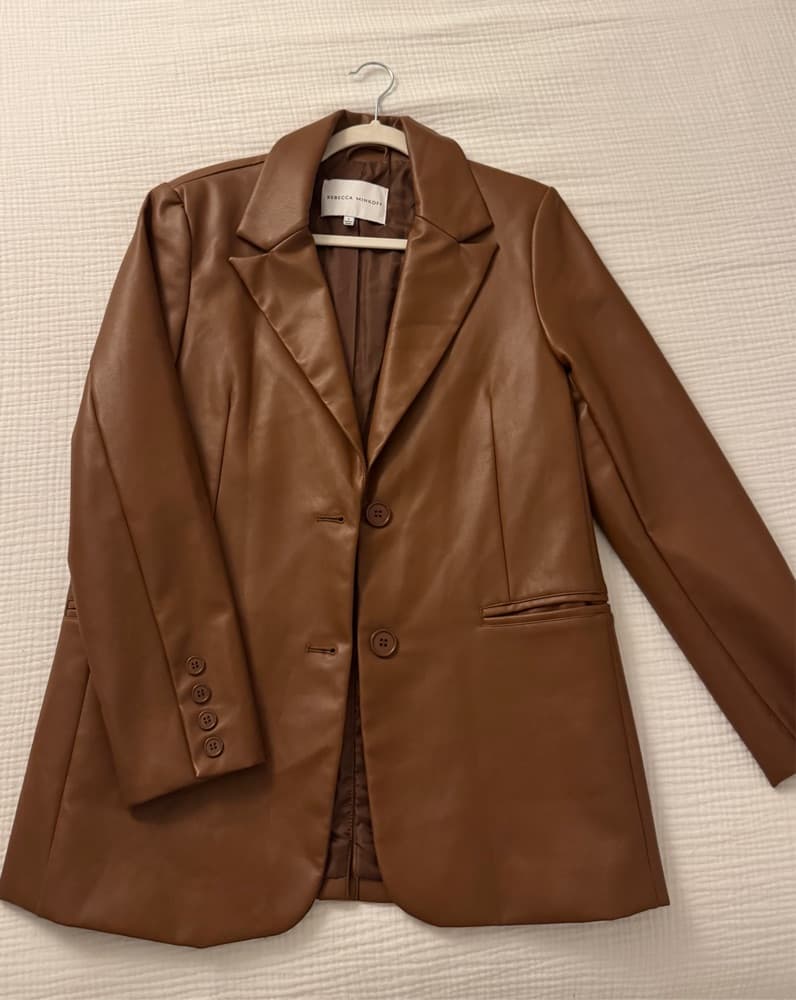 Rebecca Minkoff Leather Blazer - Image 1