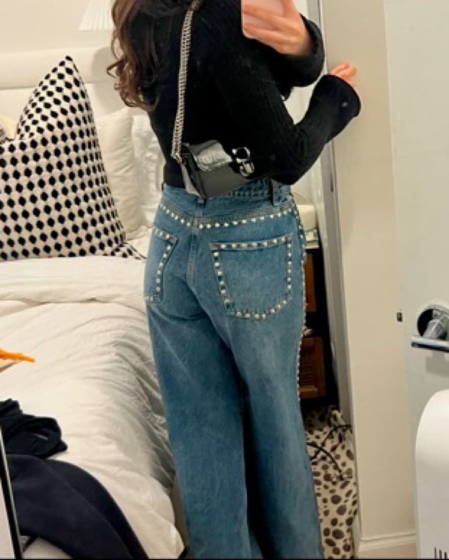 Reformation Cary Slouchy Wide Leg Jeans - Image 3