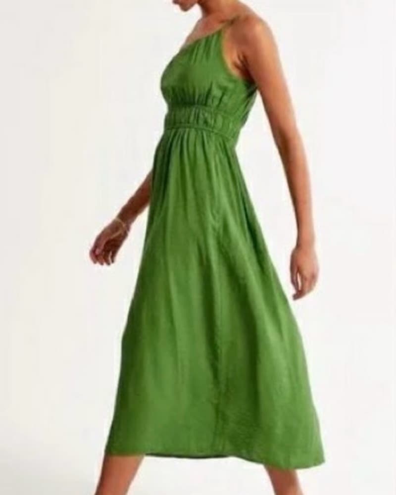 One-Shoulder Easy Waist Maxi Dress - Image 2