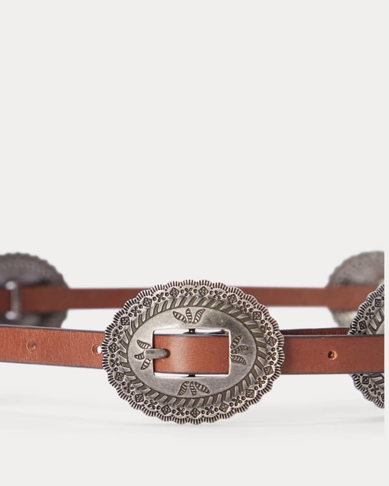 Ralph Lauren Leather Skinny Belt  - Image 2