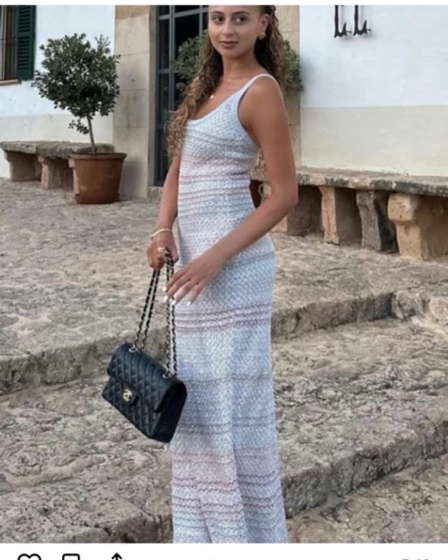 Missoni Long Dress in Zigzag Knit - Image 4