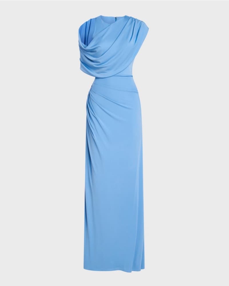 Blue Halston Dress - Image 1