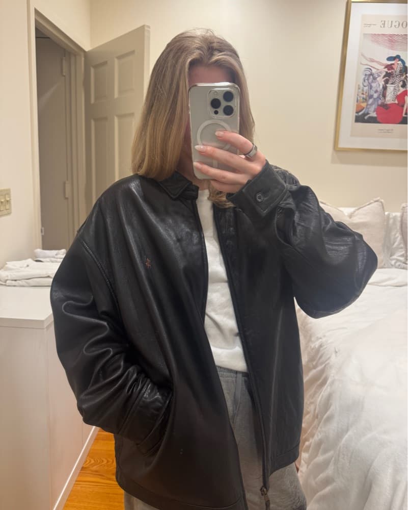 Vintage Ralph Lauren Leather Jacket - Image 1