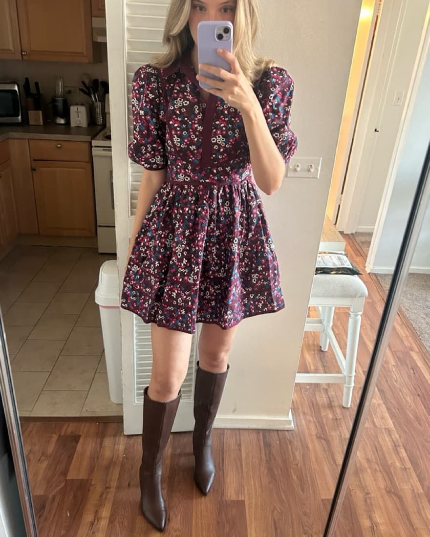 Anthropologie Maeve Floral Mini Dress - Image 2