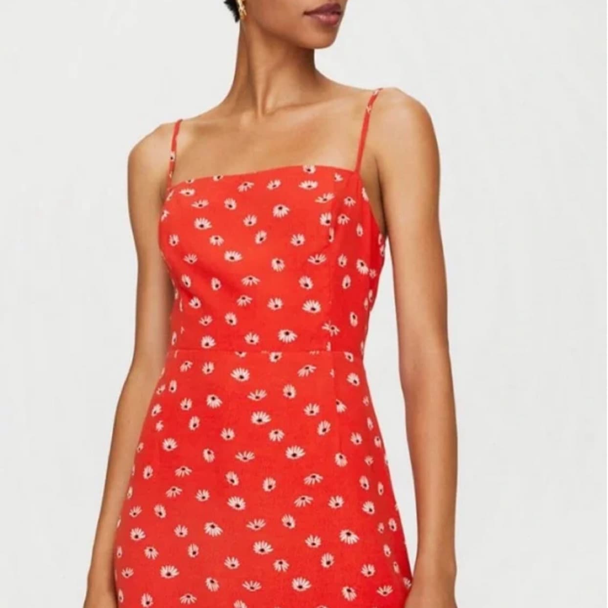 Aritzia Mini Red Dress - Image 1