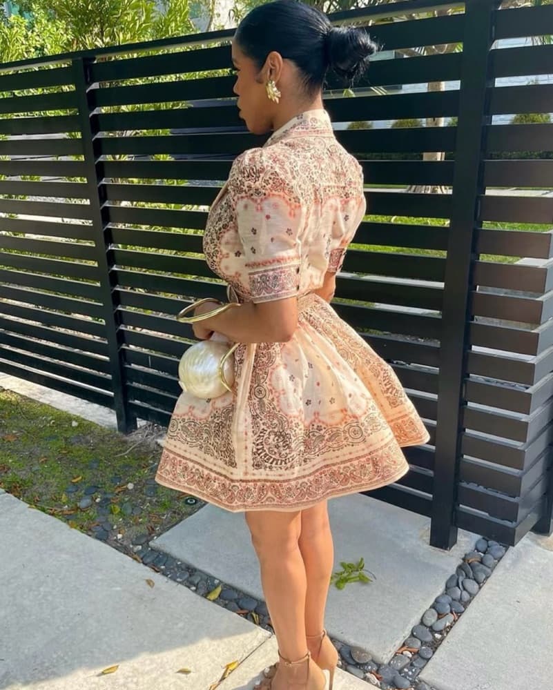 ZIMMERMAN belted Mini Dress - Image 2