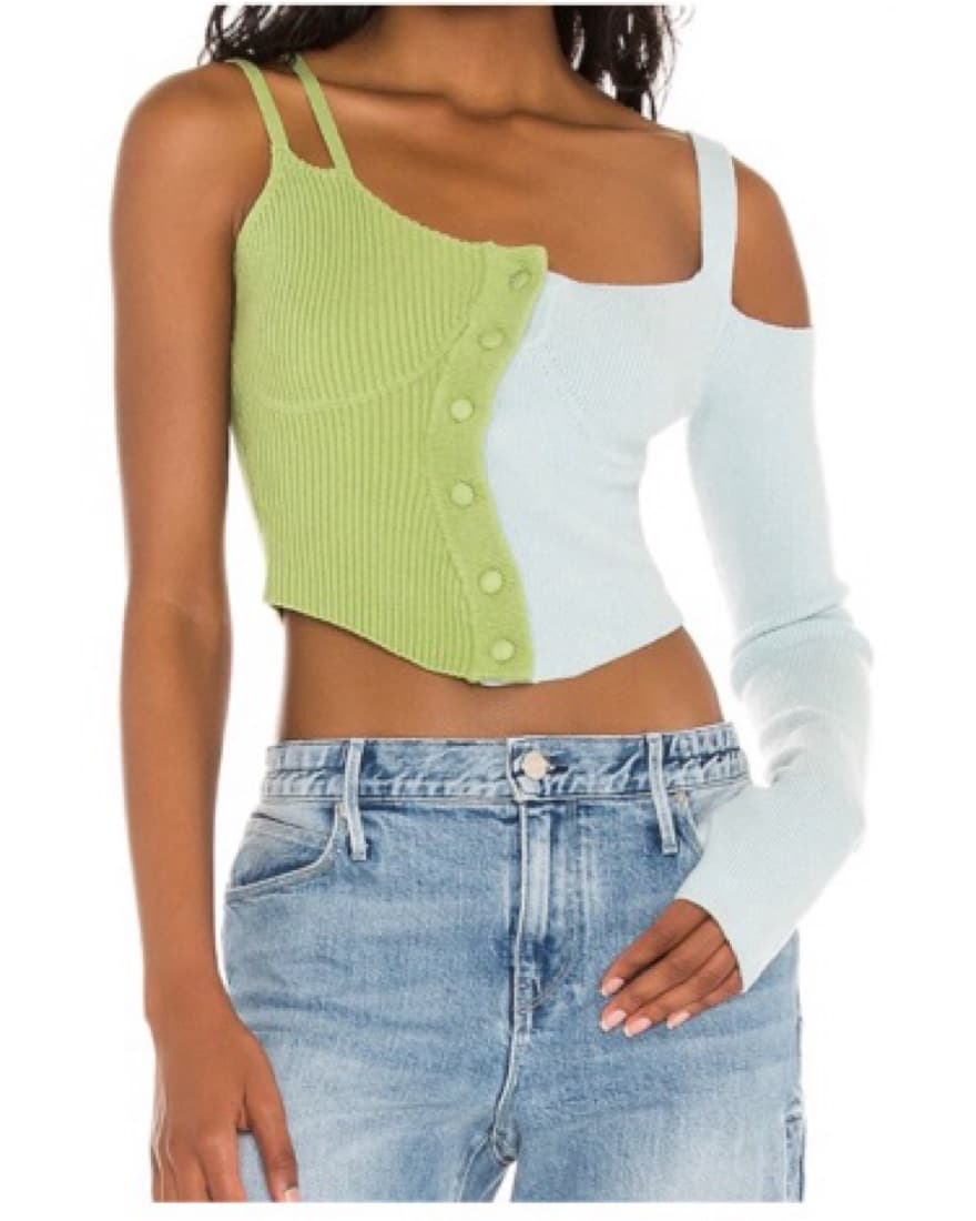 Danielle guizio Colorblock Top - Image 1