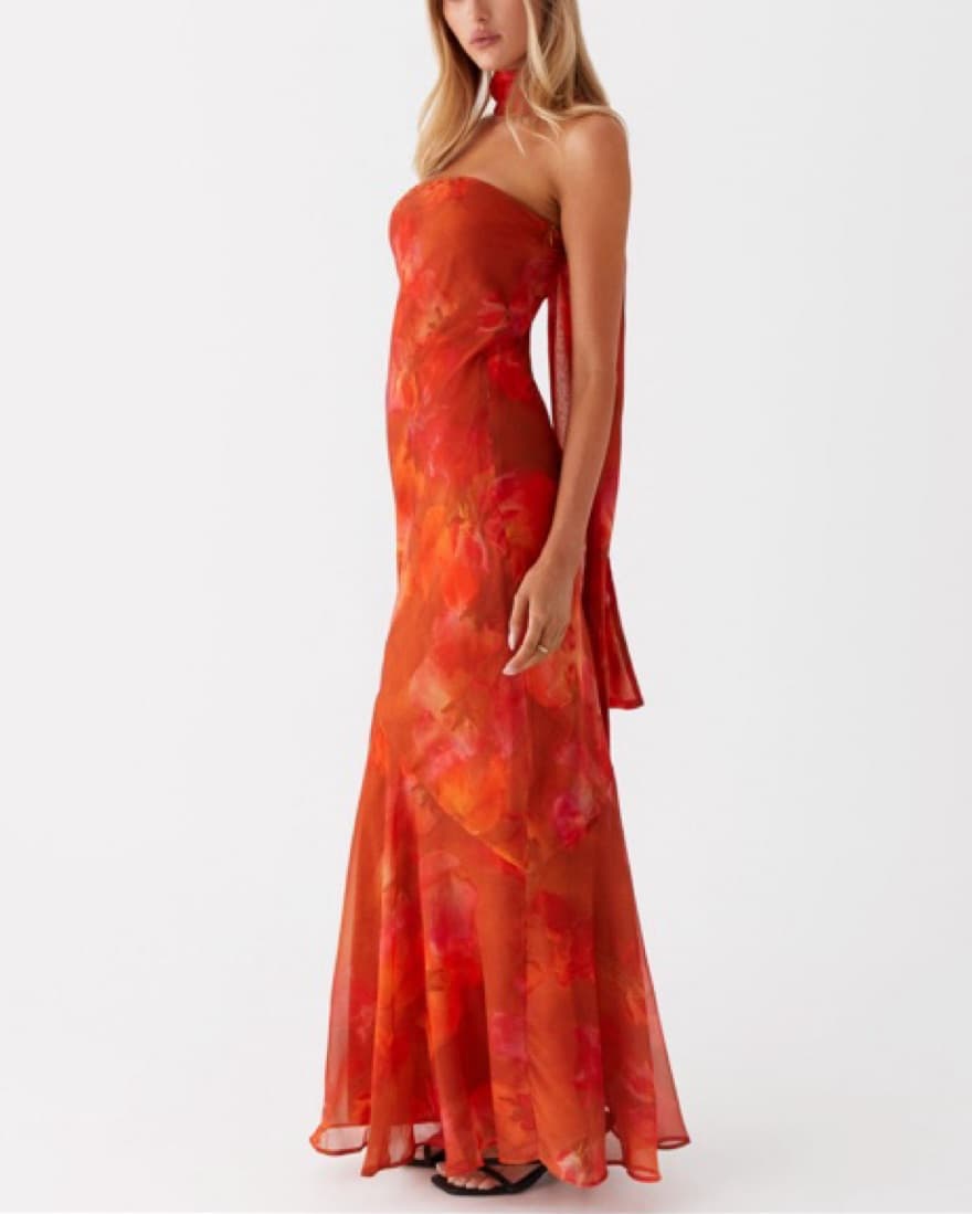 Peppermayo Maxi Dress with Scarf  - Image 5