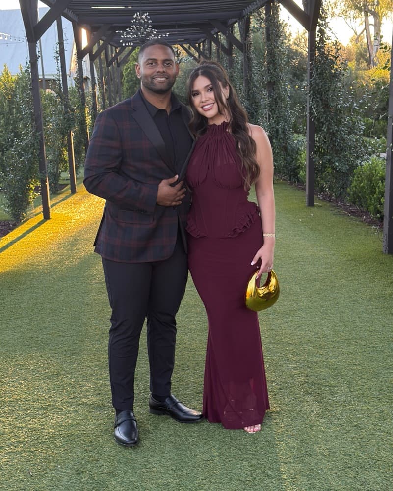 Elegant Halter Neck Burgundy Gown - Image 1