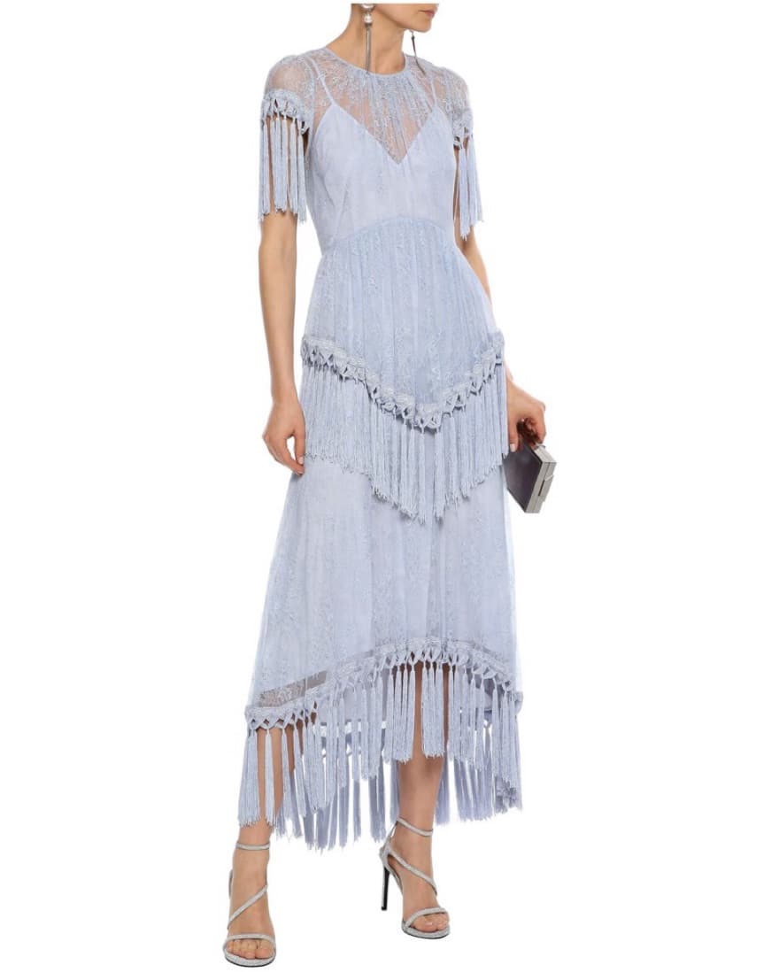 ALICE McCALL Tassel Chantilly Lace Dress - Image 1