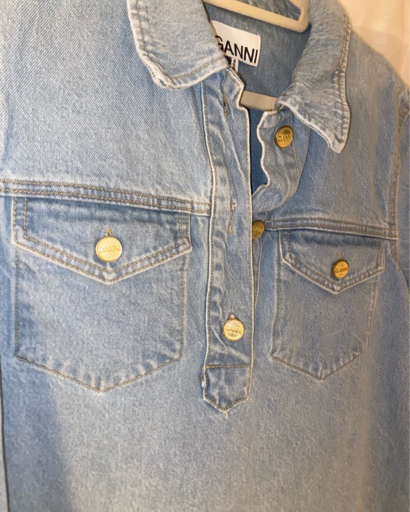Ganni Denim Dress  - Image 4