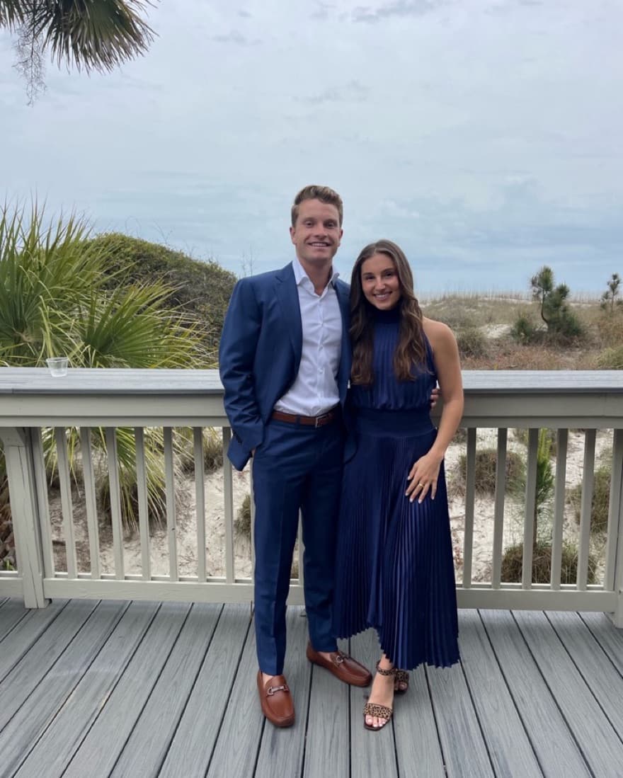 ALC Navy Blue High Neck Maxi Dress - Image 2
