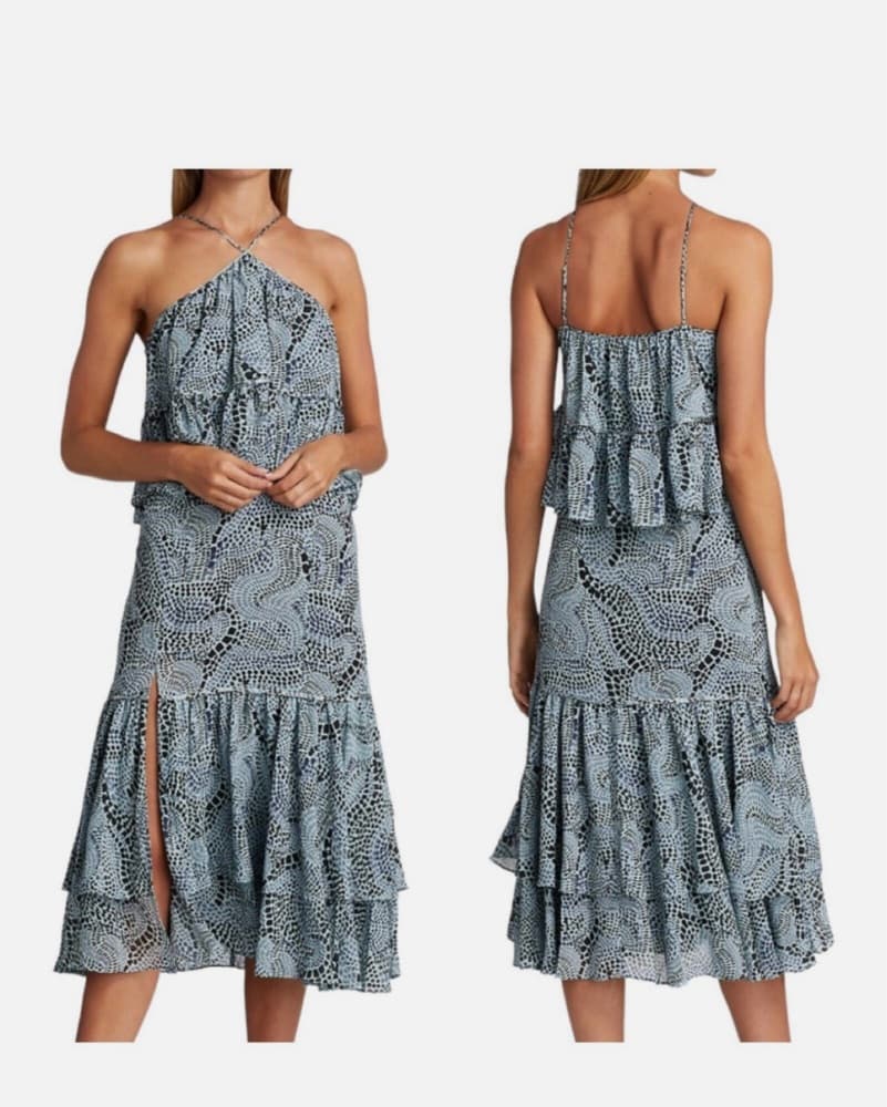 Cinq à Sept Tiered Midi Dress - Image 2