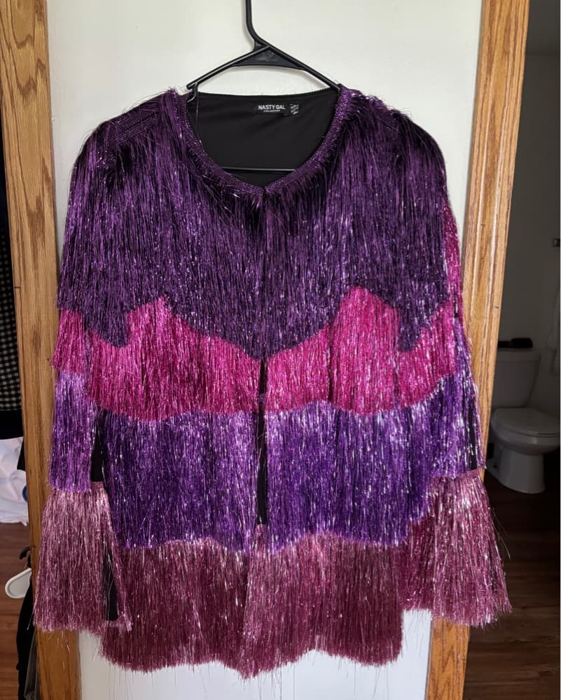 Fringe Tinsel Jacket - Image 1