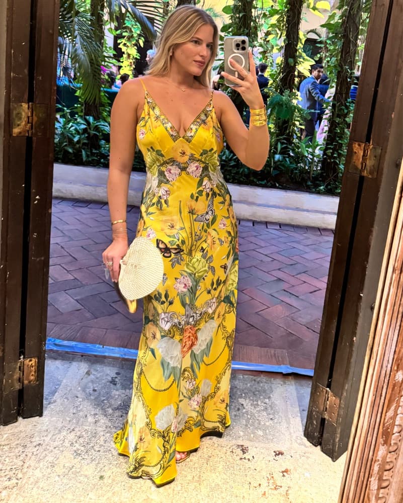Vibrant Floral Maxi Dress - Image 1
