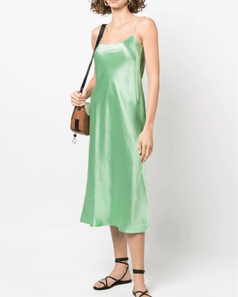 Vince Satin Slip Dress - Image 1