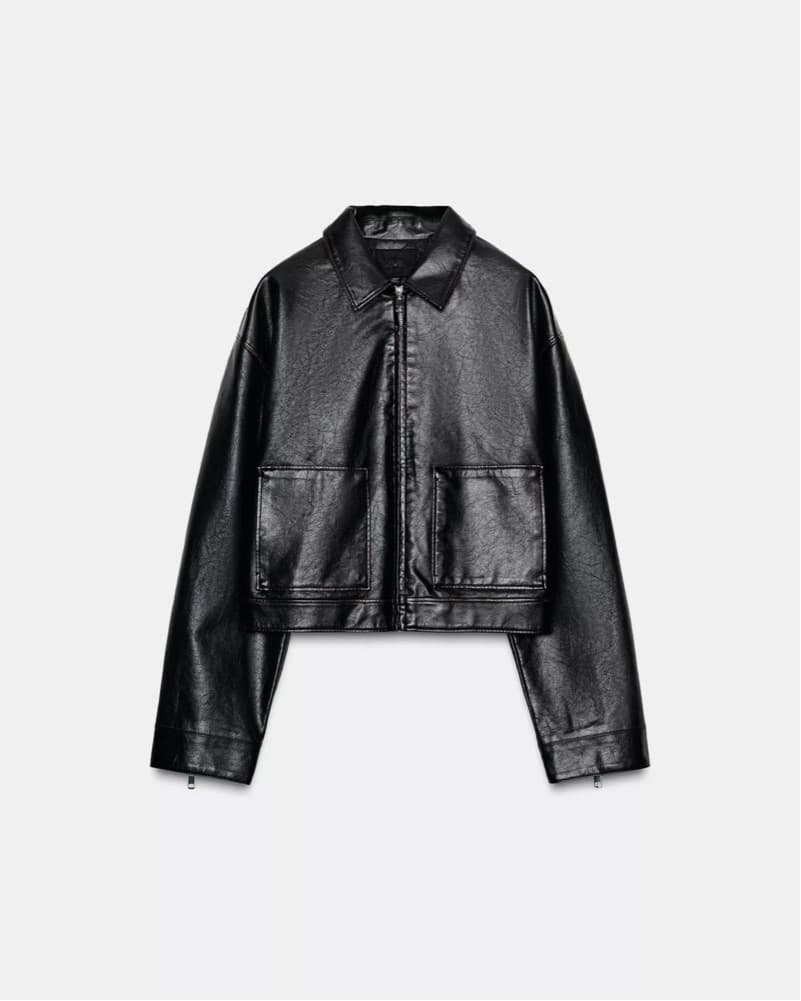 Black Leather Jacket  - Image 1