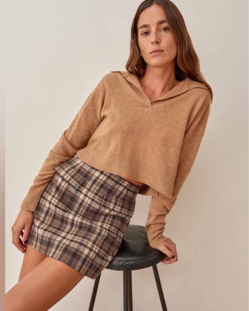 Reformation Janis Mini Skirt - Image 2