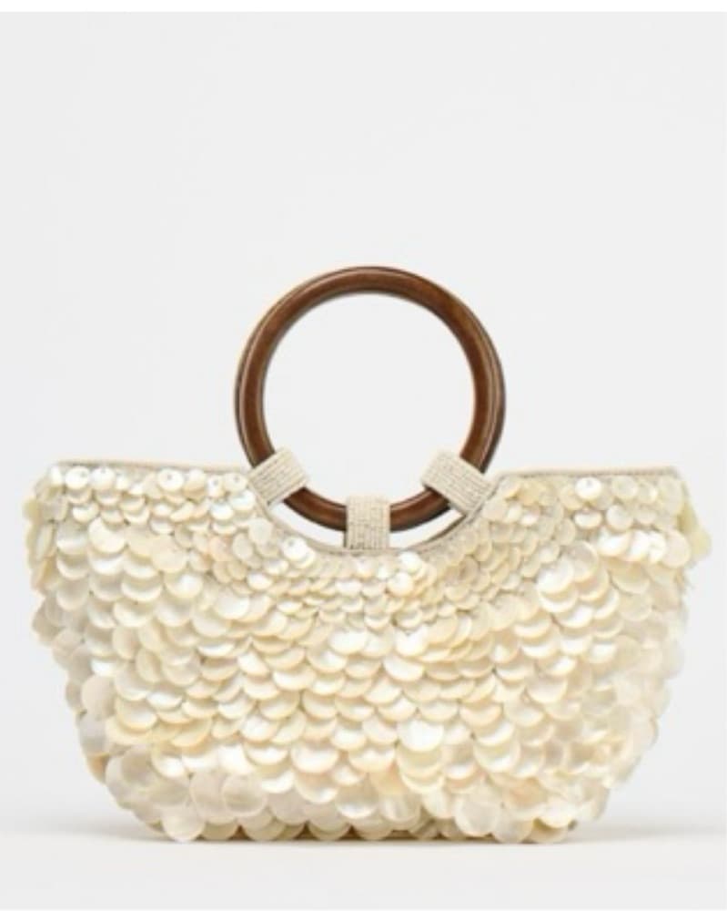Zara Mother Of Pearl Seashell Bag - Image 1