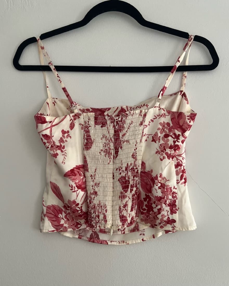 Reformation Overland Silk Top - Image 3