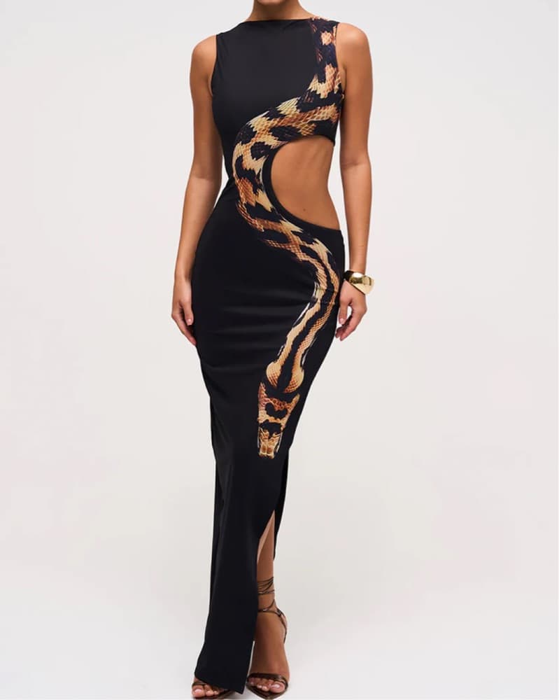 Captivating Cutout Maxi Dress - Image 1