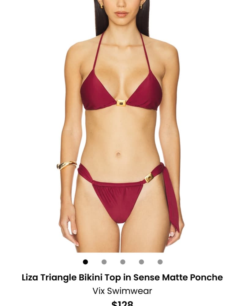 Vix Swimwear Liza Triangle Bikini Set - Image 1
