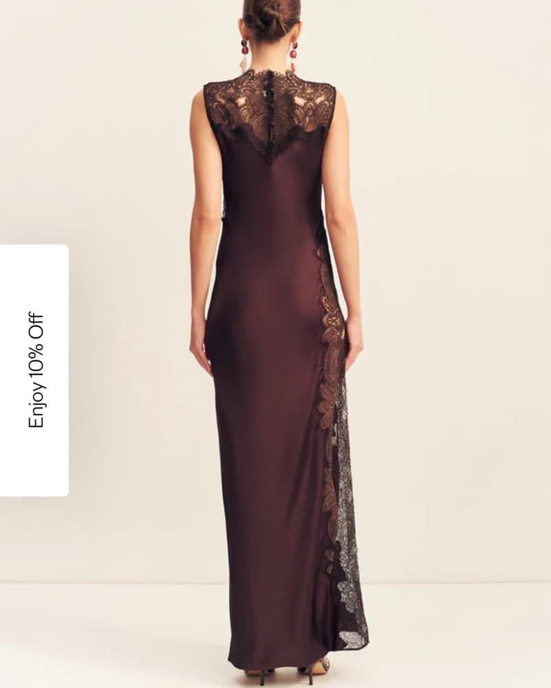 Shona Joy Jamila Dress Espresso  - Image 1