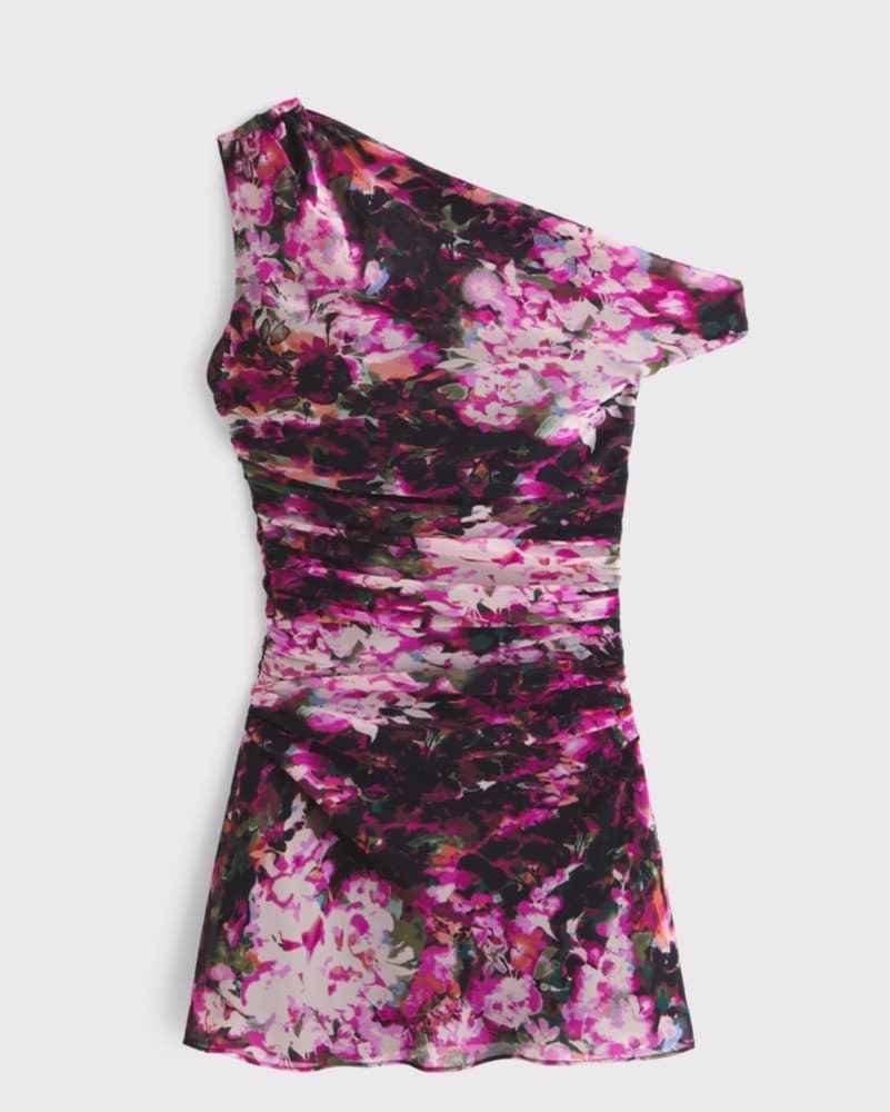 Abercrombie Pink Floral Mini Dress - Image 4