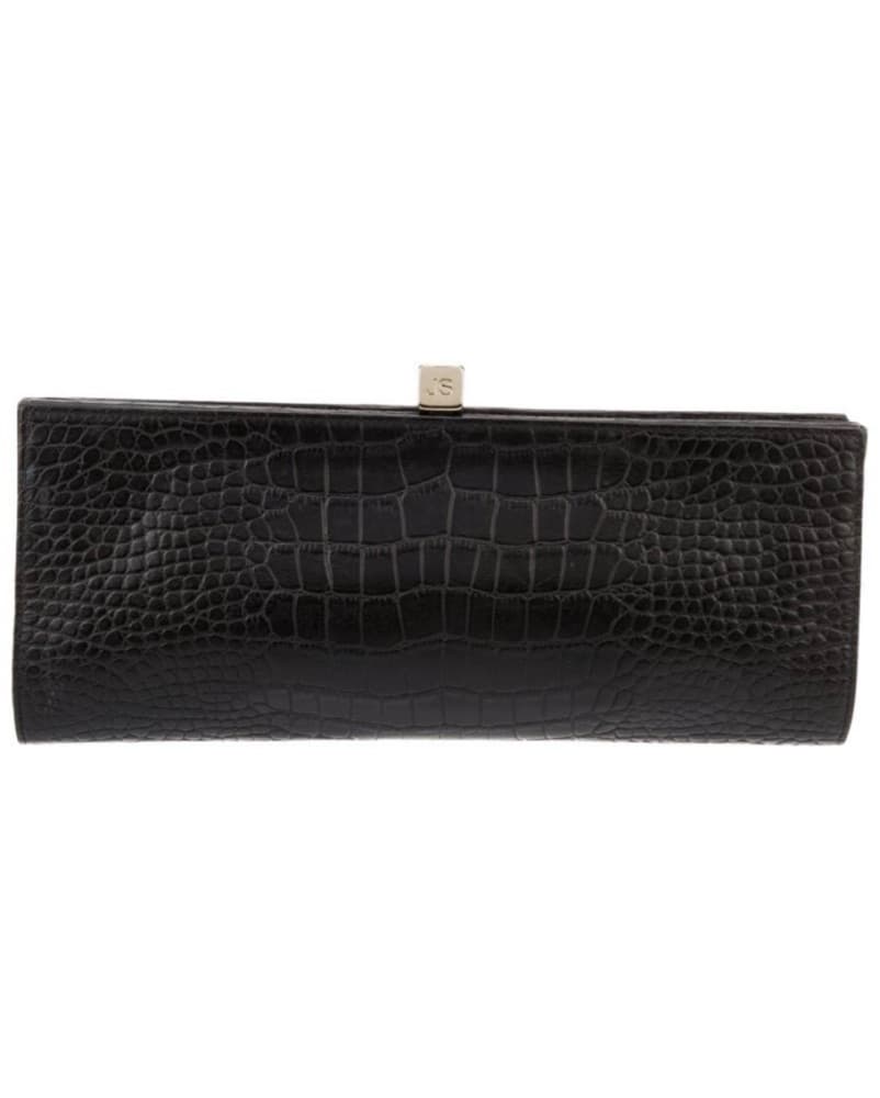 Jill Stuart Embossed Leather Clutch - Image 3