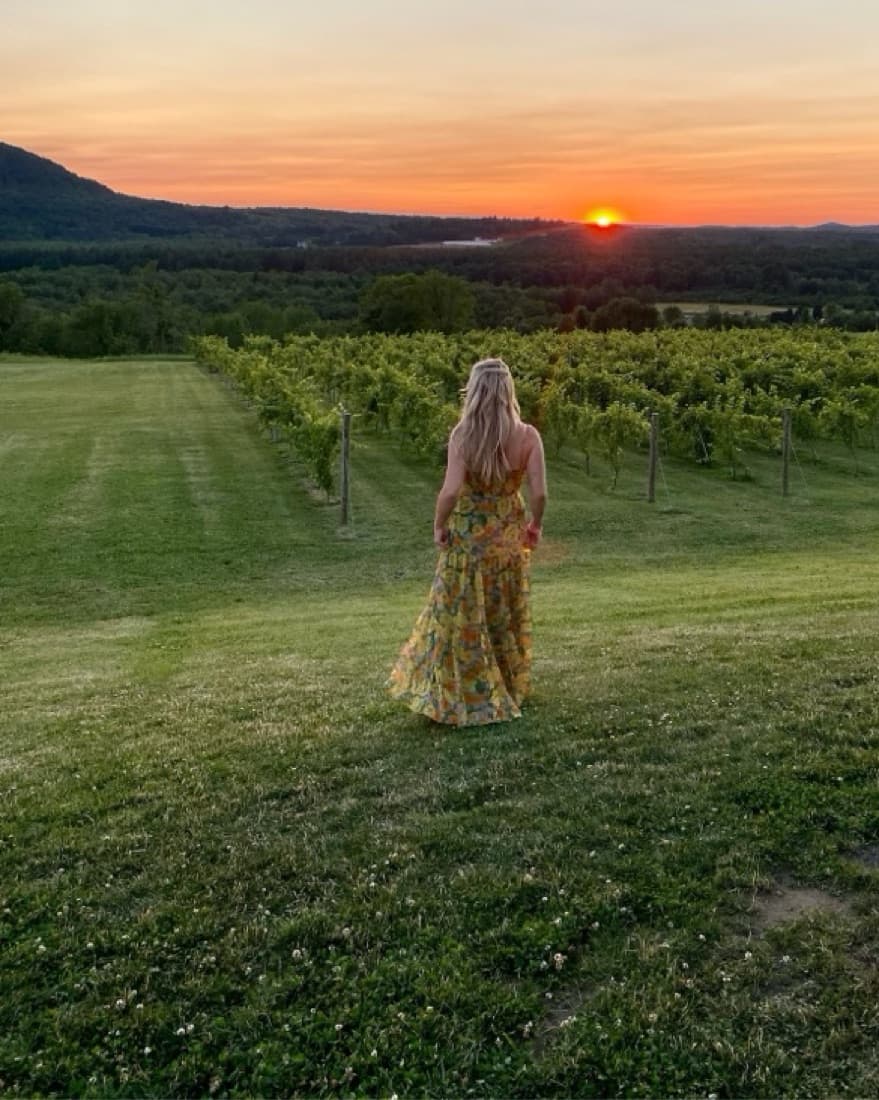 Green And Yellow Floral ASTR Maxi Dress - Image 2