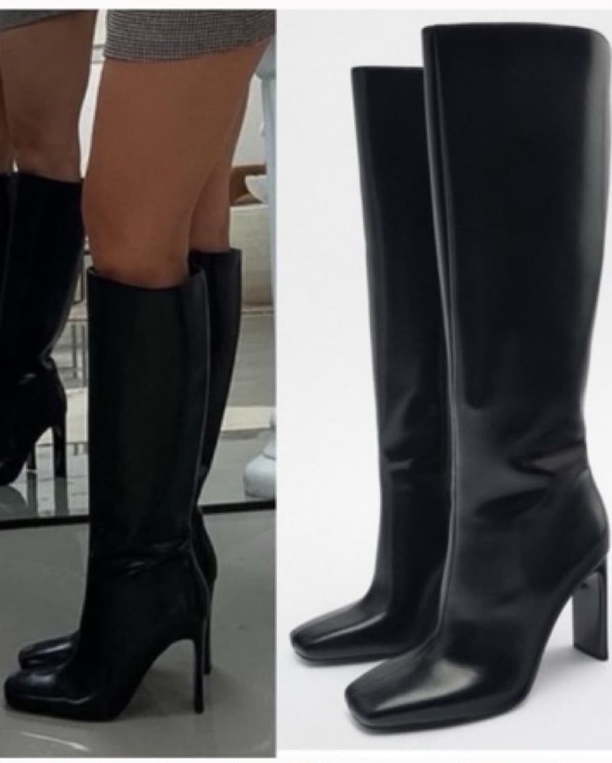 Zara NWOT black boots - Image 2