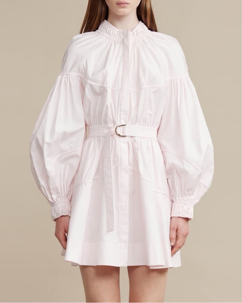 Acler White Puff Sleeve Dress - Image 4