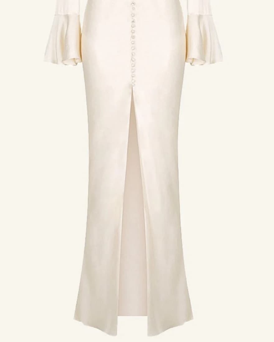 Shona Joy Satin Dress - Image 5