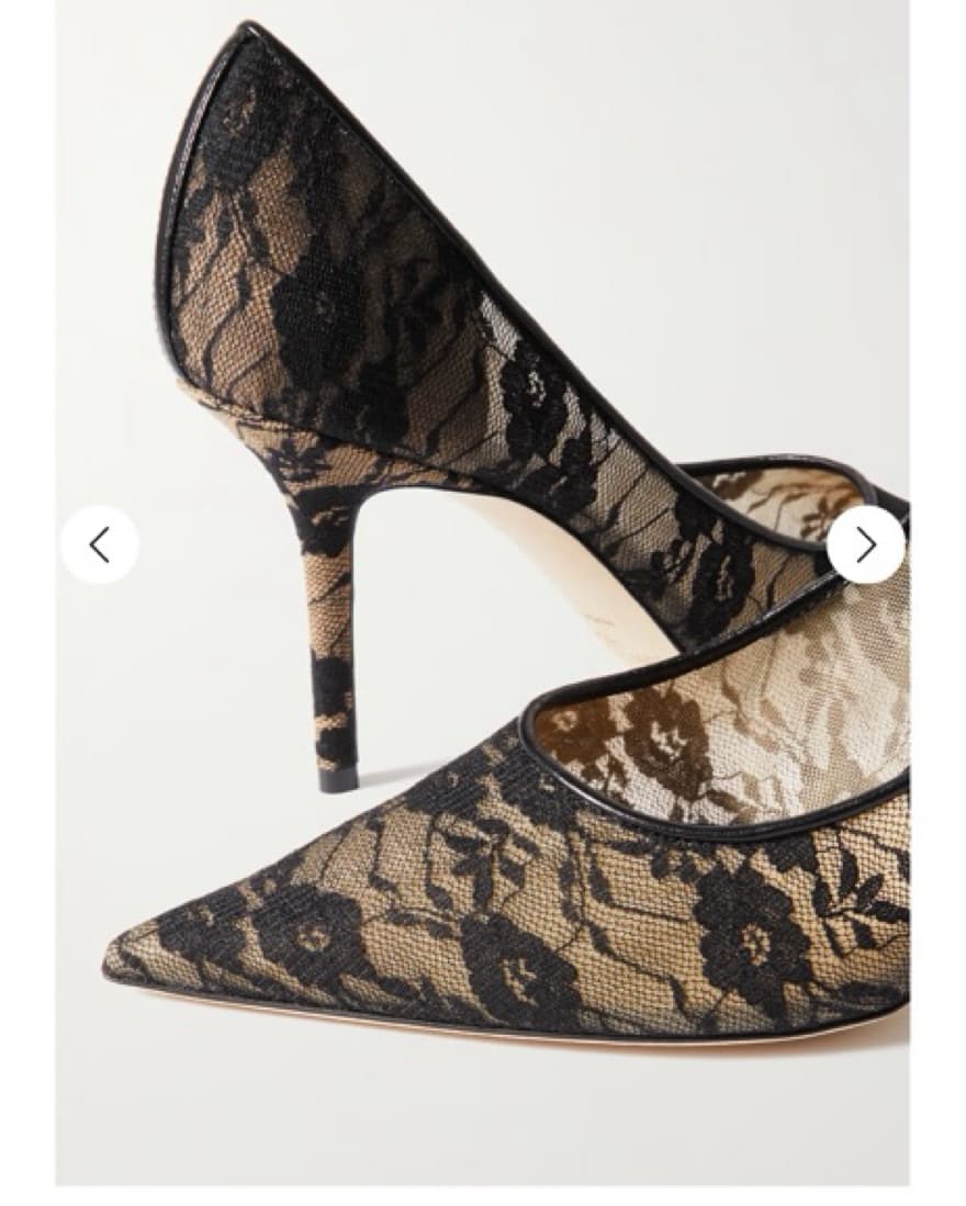 Jimmy Choo Lace Pumps - Image 3