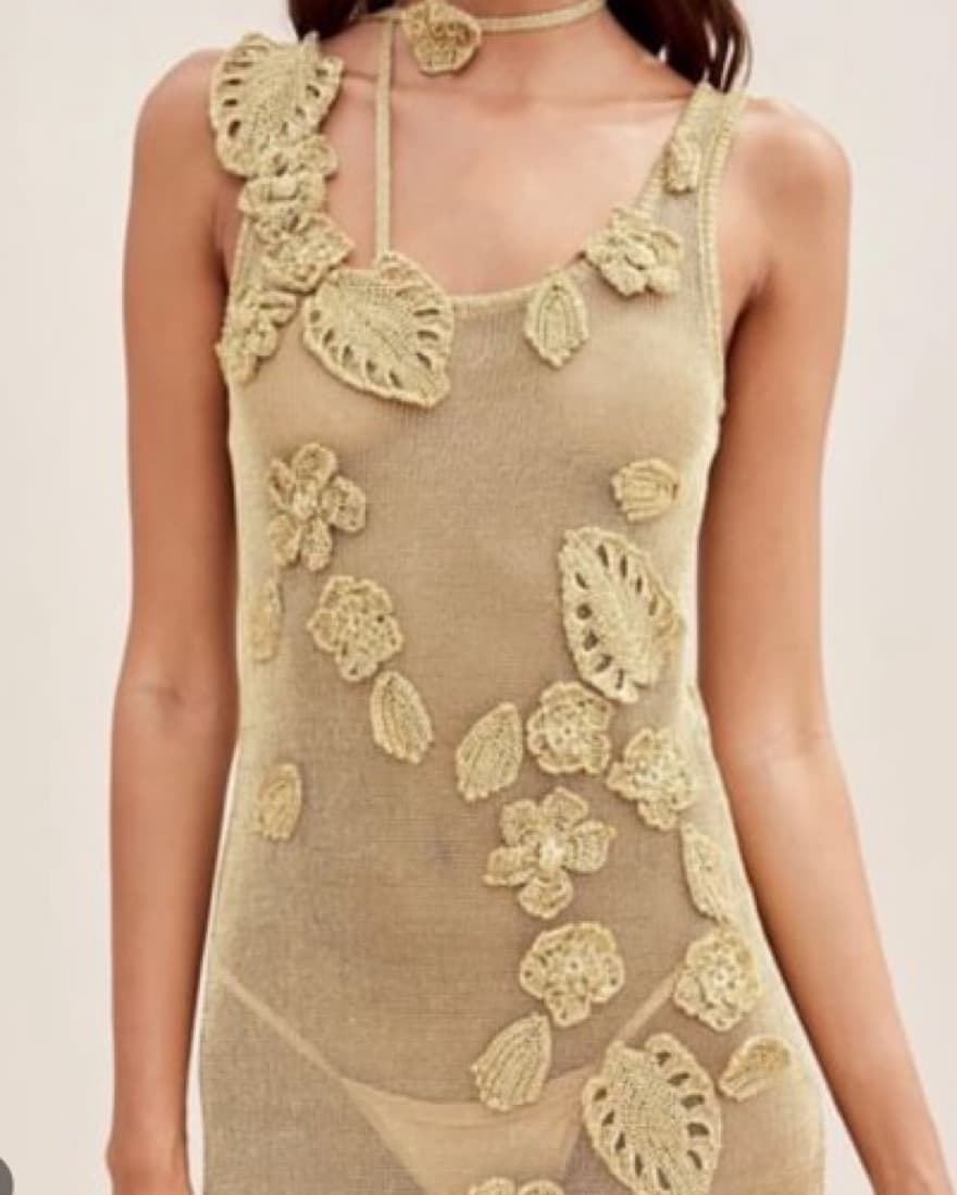 Cult Gaia Gold Pemma Dress  - Image 4