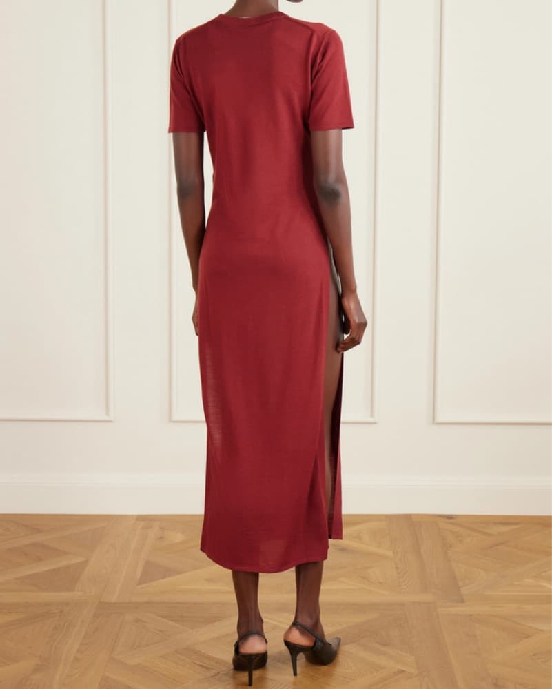 Saint Laurent Wool Maxi Dress - Image 5