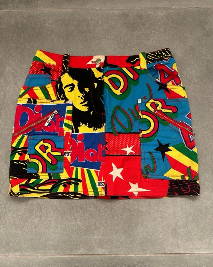 Vintage Dior Rasta Skirt  - Image 1