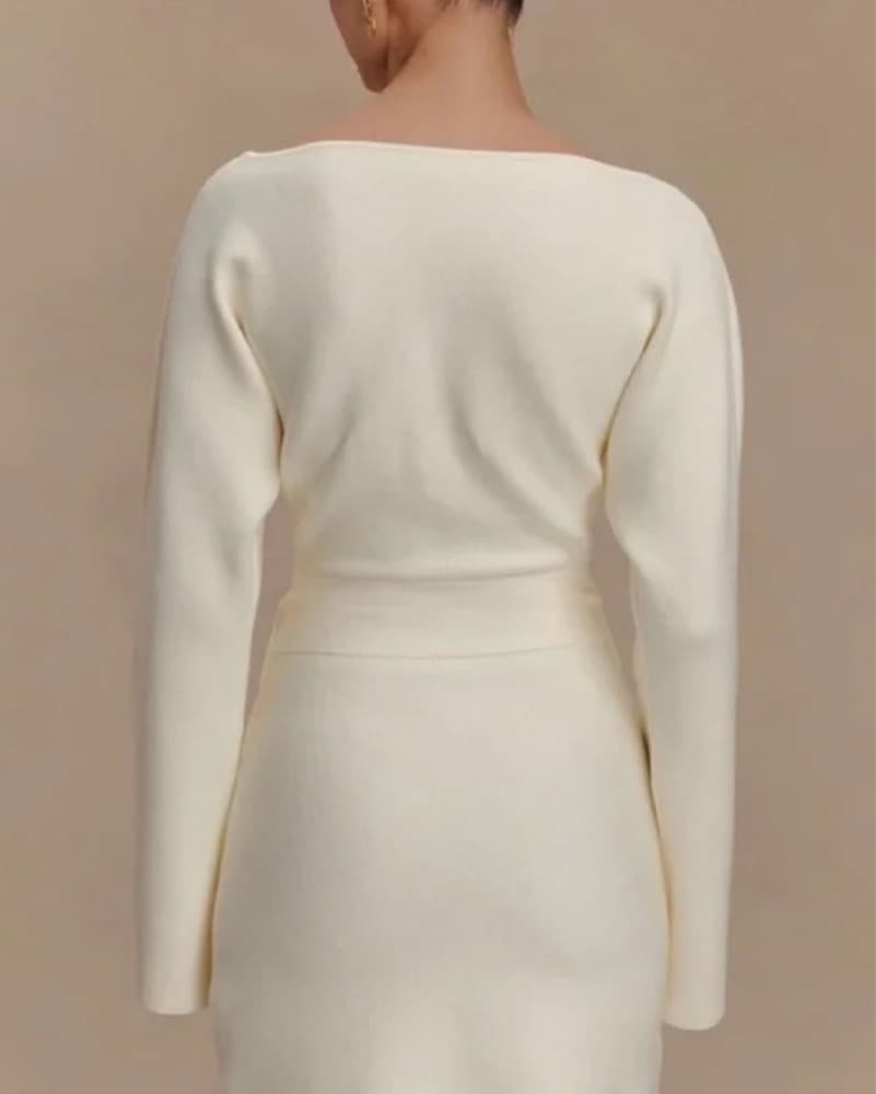 Cream/White Meshki Kassie Dress - Image 4