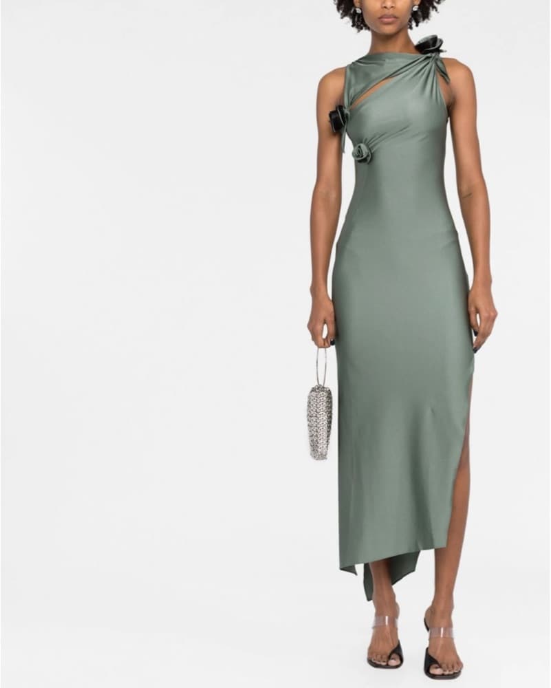 Coperni Floral Appliqué Dress - Image 2