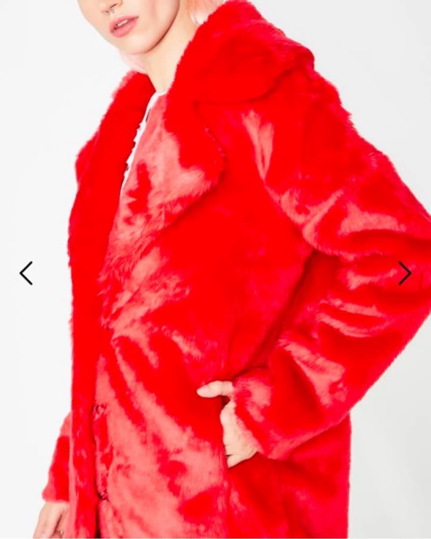 Sporty and Stylish 8-Ball Faux Fur Jacket - Image 4