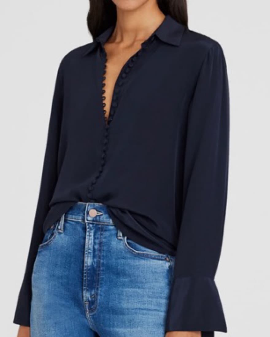 Club Monaco Helesk Silk Shirt - Image 1